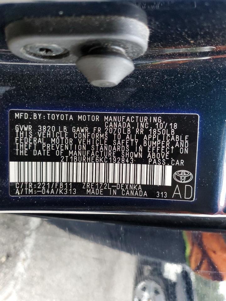 2019 Toyota Corolla L